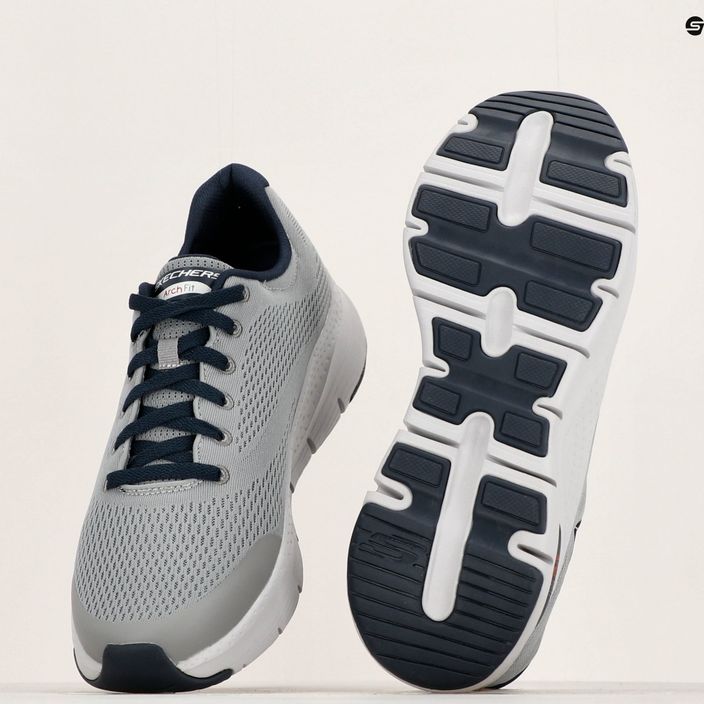 Мъжки обувки за тренировка Arch Fit на SKECHERS сиво/насиво 14