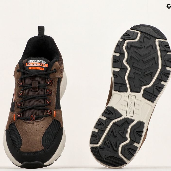 SKECHERS Oak Canyon мъжки обувки за трекинг шоколад/черно 14