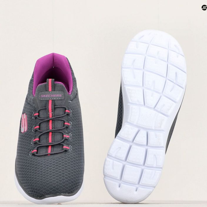 SKECHERS Summits дамски обувки за тренировка въглен/лилаво 14
