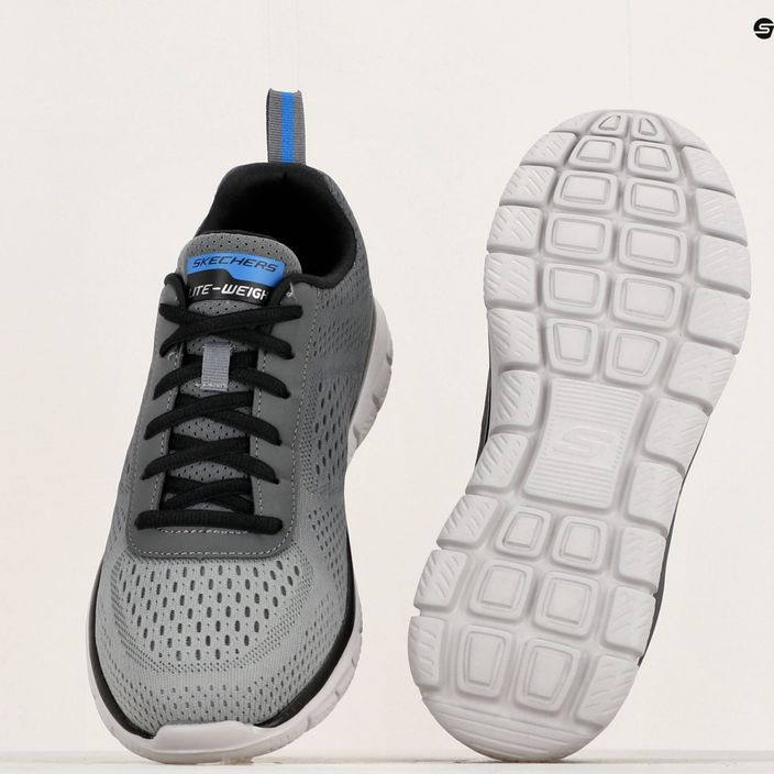 Мъжки обувки за тренировка SKECHERS Track Ripkent, въглен/сиво 8