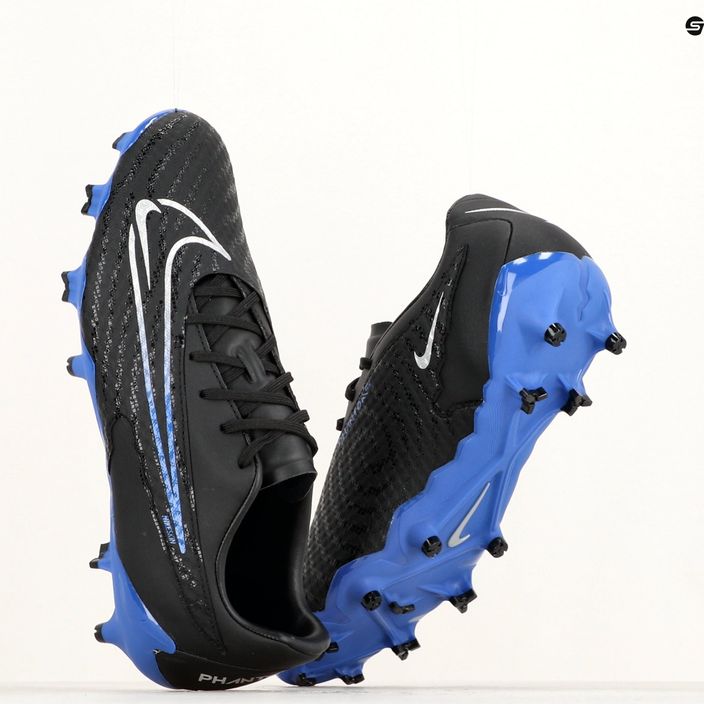 Nike Phantom GX Academy FG/MG черни/хром/хипер роял футболни обувки 8