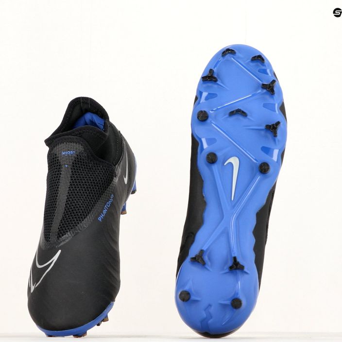 Nike Phantom GX Pro DF FG черни/хром/хипер роял футболни обувки 8