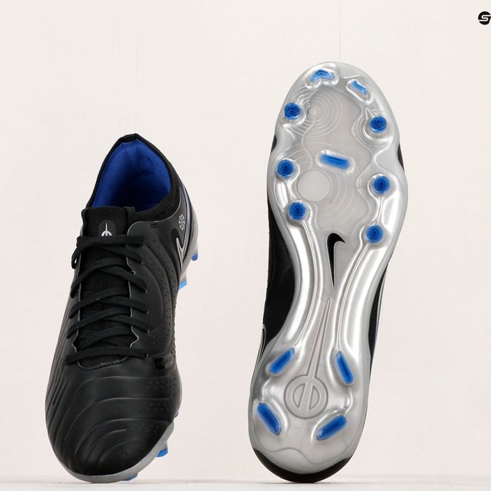 Nike Tiempo Legend 10 Pro FG футболни обувки черни/хром/хипер реални 8