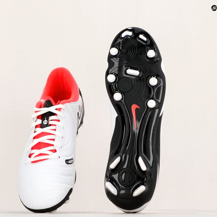 Nike Tiempo Legend 10 Academy MG футболни обувки бяло/черно/ярко малиново 8