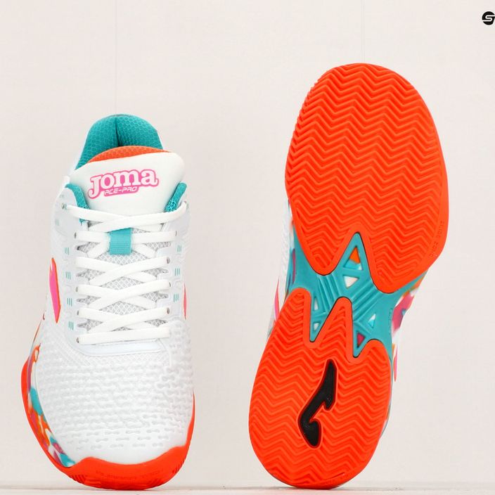 Дамски обувки за тенис Joma Ace Lady white/orange 14
