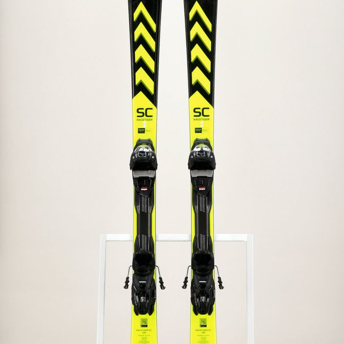 Ски за спускане Völkl Racetiger SC Black + vMotion 10 GW black/yellow 11
