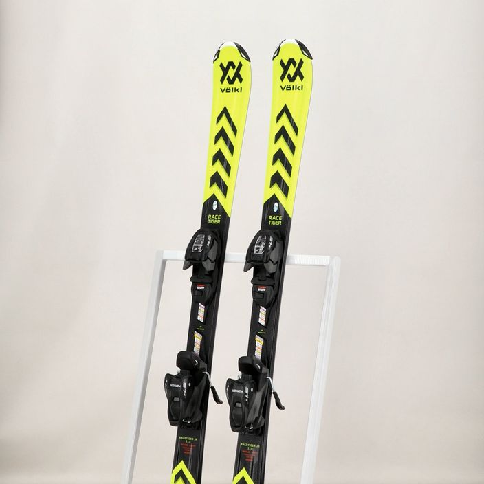 Детски ски за спускане Völkl Racetiger Junior Yellow + 4.5 VMotion Jr yellow/black 9