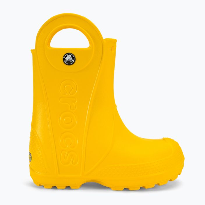 Crocs Дръжка дъждовна обувка за деца жълта 2