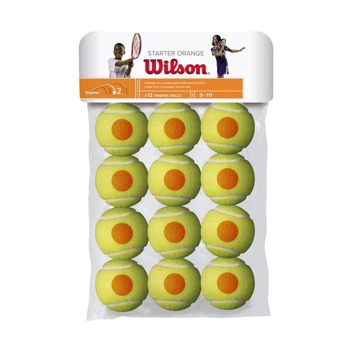 Уилсън Стартер оранжеви топки 12 бр. жълти WRT137200 2