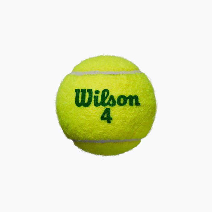 Детски топки за тенис Wilson Starter Play Green 4 бр. жълти WRT137400 3
