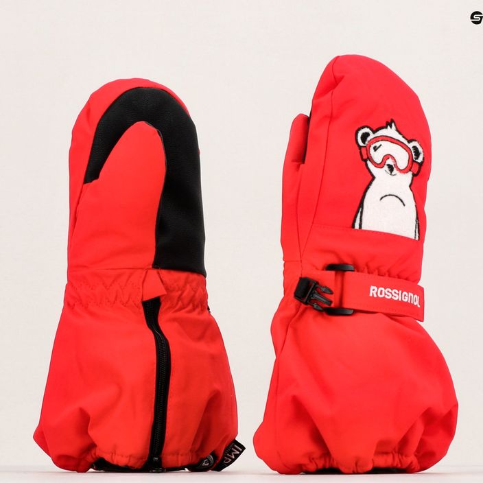 Rossignol Baby Impr M спортни червени зимни ръкавици 6