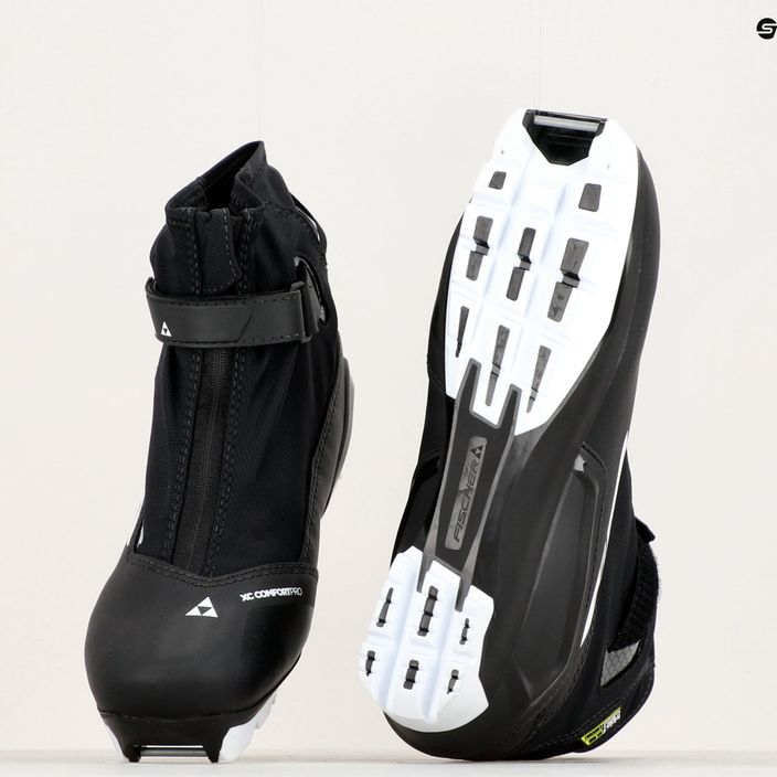 Fischer XC Comfort Pro черни/бели/жълти обувки за ски бягане 14