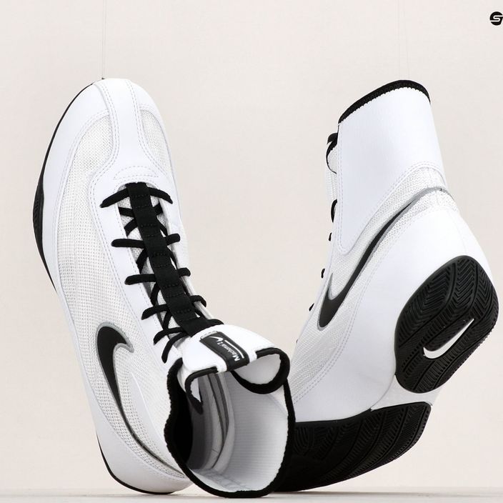 Боксови обувки Nike Machomai 2 SE бяло/черно/вълче сиво 12