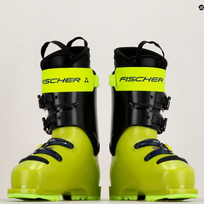 Мъжки ски обувки Fischer RC4 PRO MV GW BOA ZF CFC жълти/карбонови 11