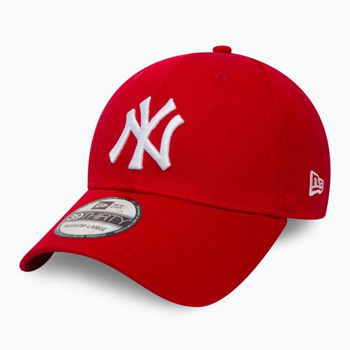 New Era League Essential 39Thirty New York Yankees шапка червена 3
