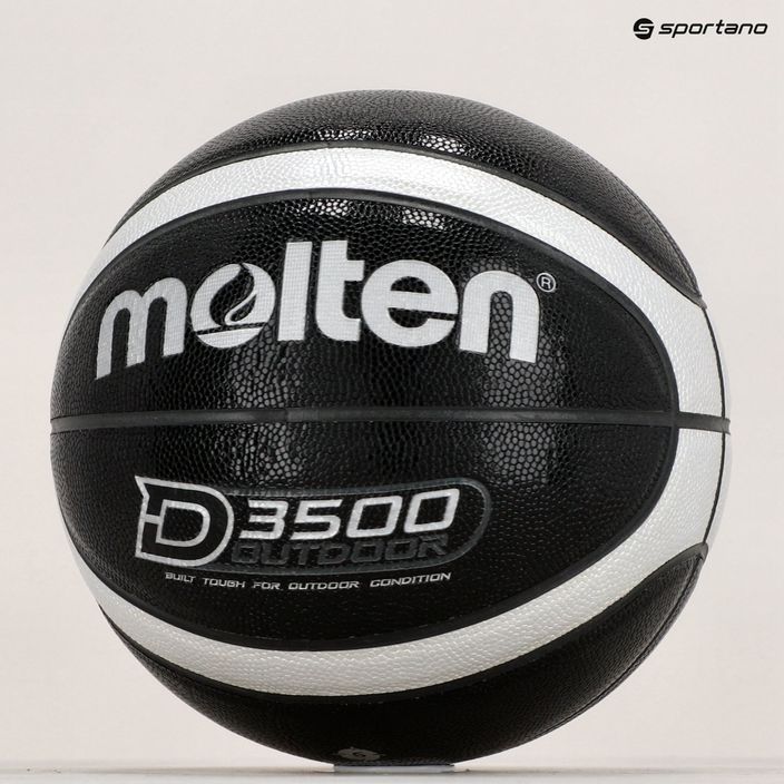 Molten баскетбол B6D3500-KS черно/сребърно размер 6 6