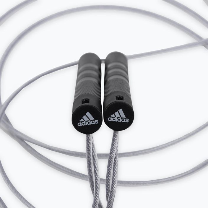 adidas въже за прескачане със стоманен кабел сребристо ADRP-11016 2