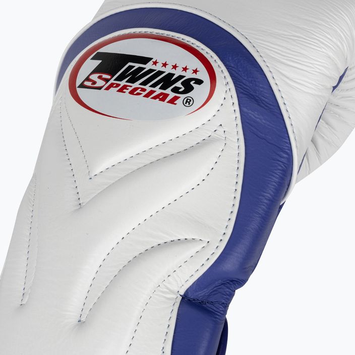 Боксови ръкавици Twins Special BGVL6 бяло/синьо 4