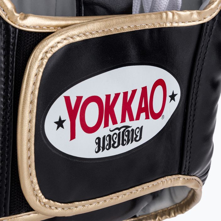 YOKKAO Тренировъчна защита на главата бойна спортна каска черна HYGL-1-1 3