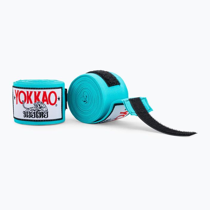 YOKKAO Premium Sky Blue боксови превръзки HW-2-5 2