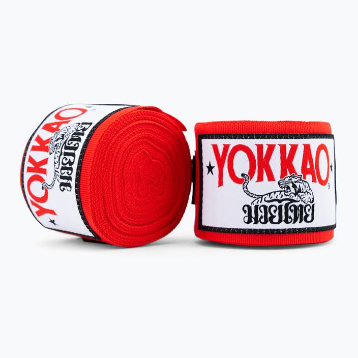 YOKKAO Премиум боксови превръзки червени HW-2-2