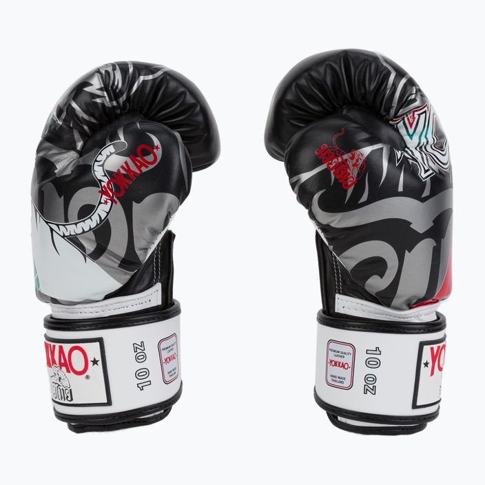 Боксови ръкавици YOKKAO 90'S черни BYGL-90-1 4
