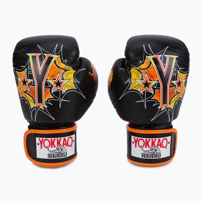 YOKKAO Pad Thai боксови ръкавици черни FYGL-69-1