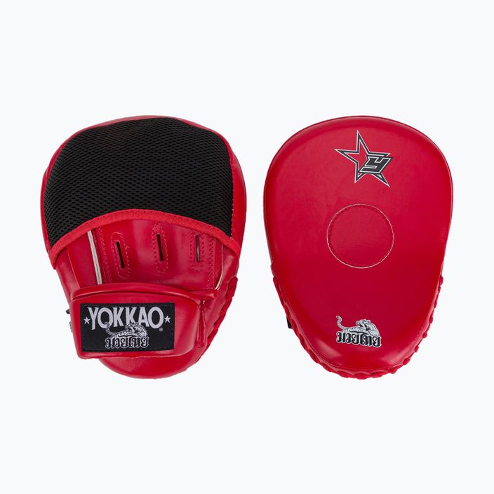 YOKKAO Institution Focus Mitts-Close training discs red FYMS-2 2