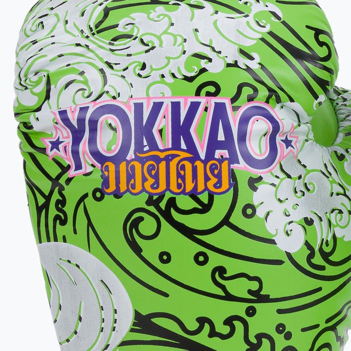 YOKKAO Хавайски зелени боксови ръкавици FYGL-71-20 4