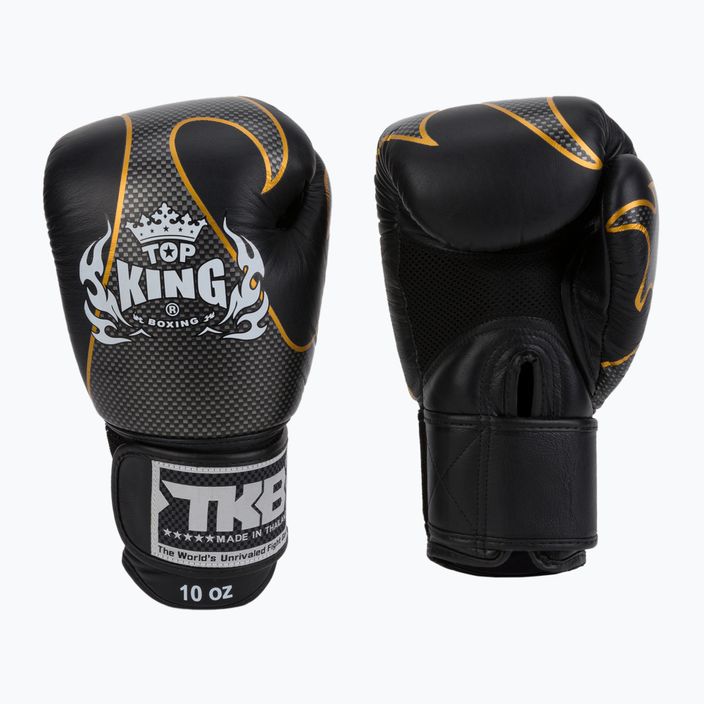 Top King Muay Thai Empower борови ръкавици черни TKBGEM 3