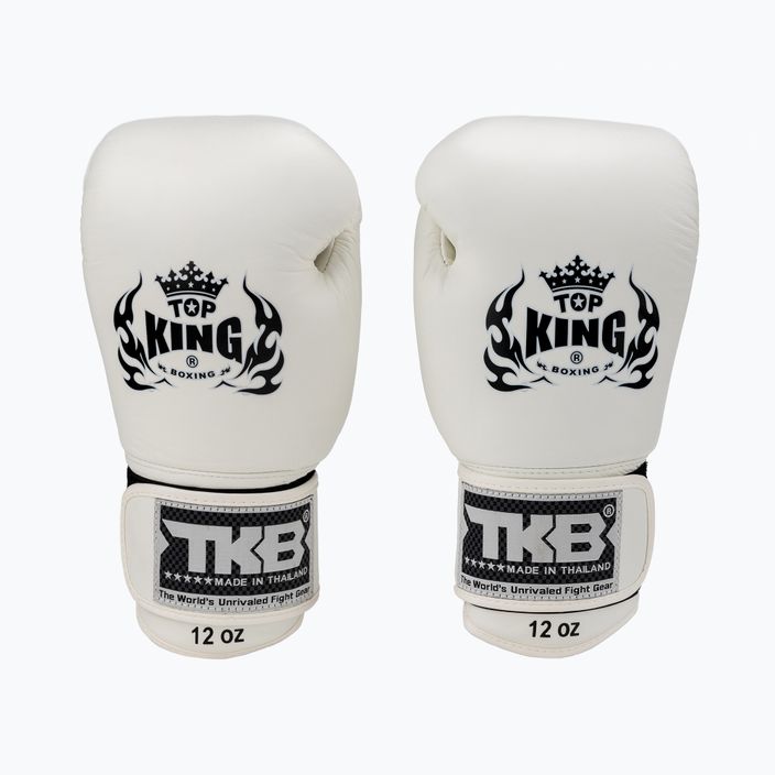 Top King Muay Thai Ultimate боксови ръкавици бели TKBGUV-WH 2