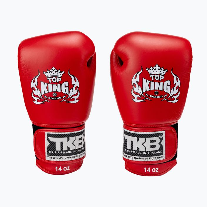 Top King Muay Thai Ultimate Air боксови ръкавици червени TKBGAV-RD 2