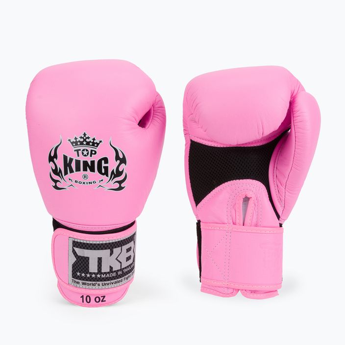 Top King Muay Thai Ultimate Air розови боксови ръкавици TKBGAV 3