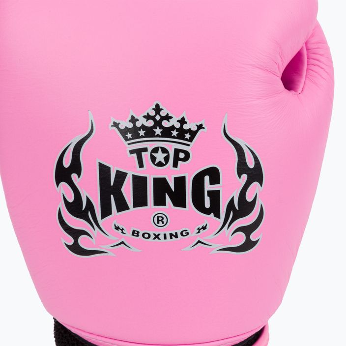 Top King Muay Thai Ultimate Air розови боксови ръкавици TKBGAV 5