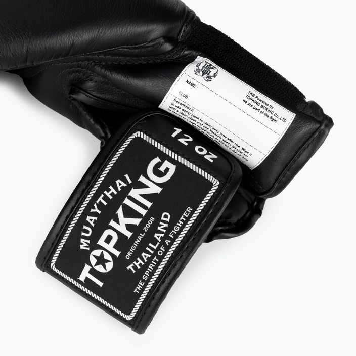 Топ King Muay Thai Super Air боксови ръкавици черни 5