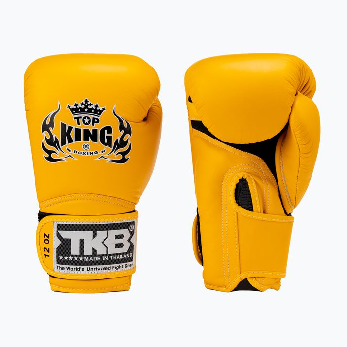 Top King Muay Thai Super Air боксови ръкавици жълти TKBGSA-YW 3