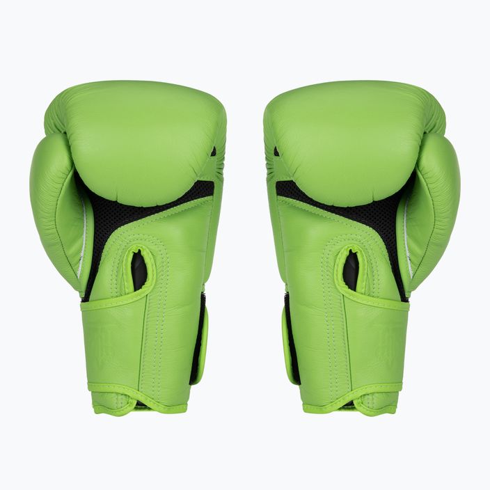 Топ крал Муай тай боксови ръкавици Super Air зелен 2