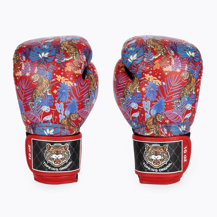 Боксови ръкавици Top King Boxing Wild Tiger black/red