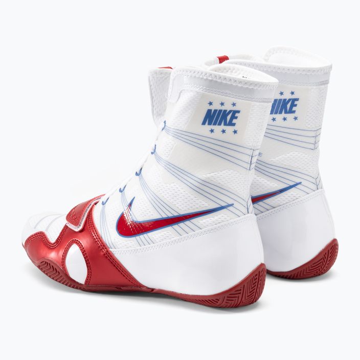 Боксови обувки Nike Hyperko MP бяло/червено 3