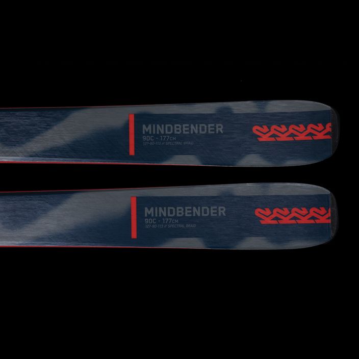 K2 Mindbender 90C сиво-сини ски 10G0104.101.1 17