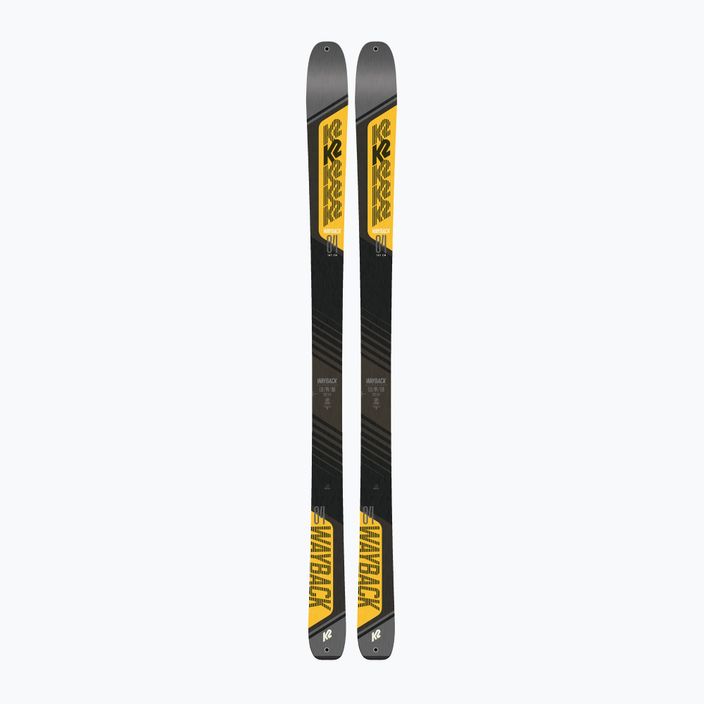 K2 Wayback 84 сиво-жълти ски за каране 10G0203.101.1 9