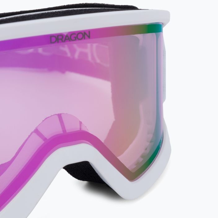 Ски очила Dragon DX3 OTG бели и розови 5