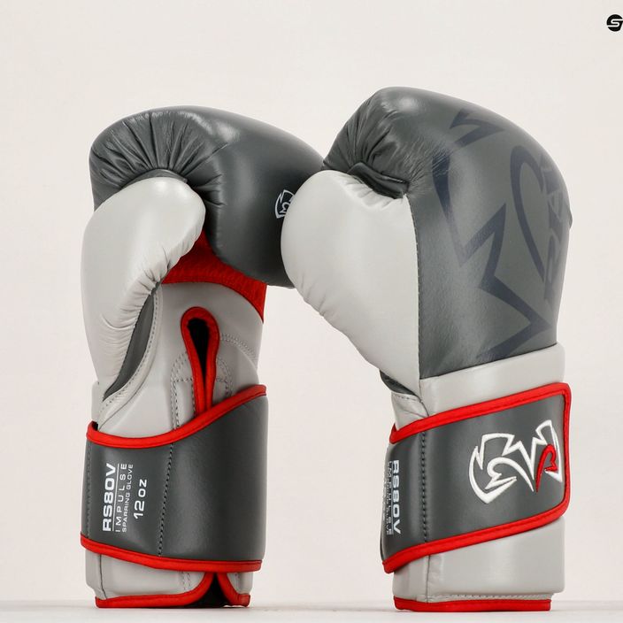Боксови ръкавици Rival Impulse Sparring сиви 12