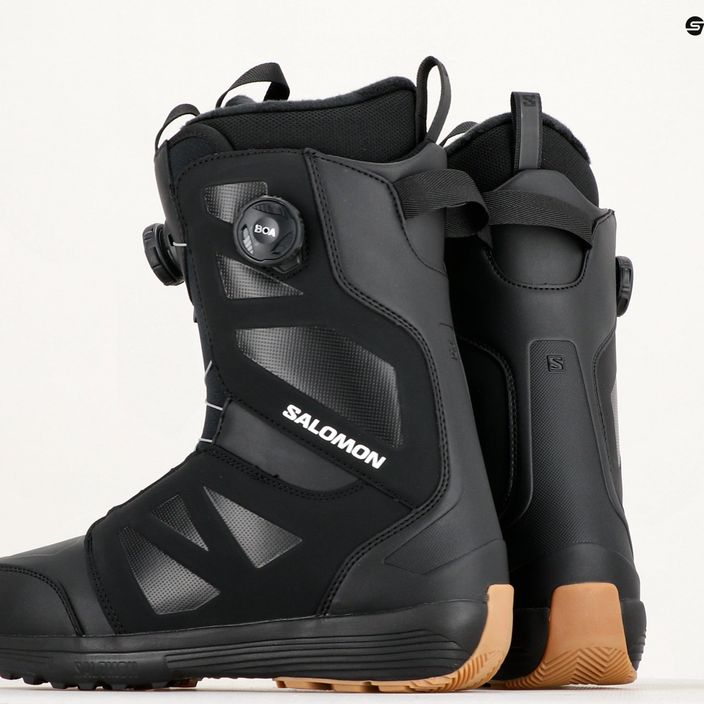 Мъжки сноуборд обувки Salomon Launch Boa SJ Boa black/black/white 11