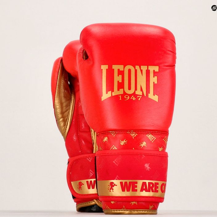 Боксови ръкавици LEONE 1947 Dna rosso/red 14