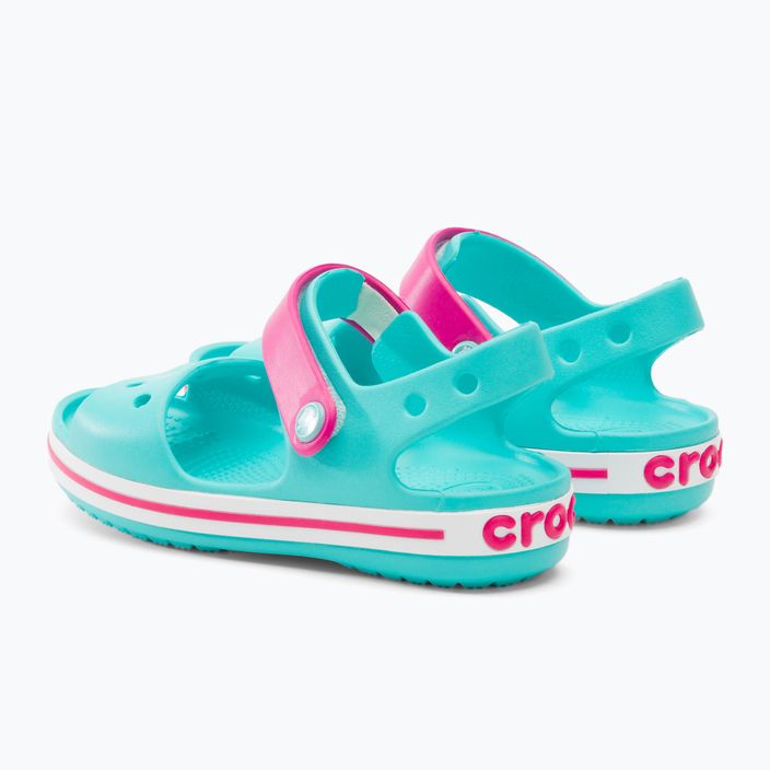 Детски сандали Crocs Crockband pool/candy pink 3