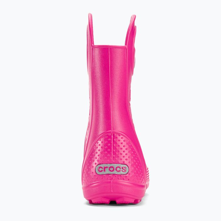 Crocs Дръжка дъждовна обувка Деца бонбонено розови гуменки 7