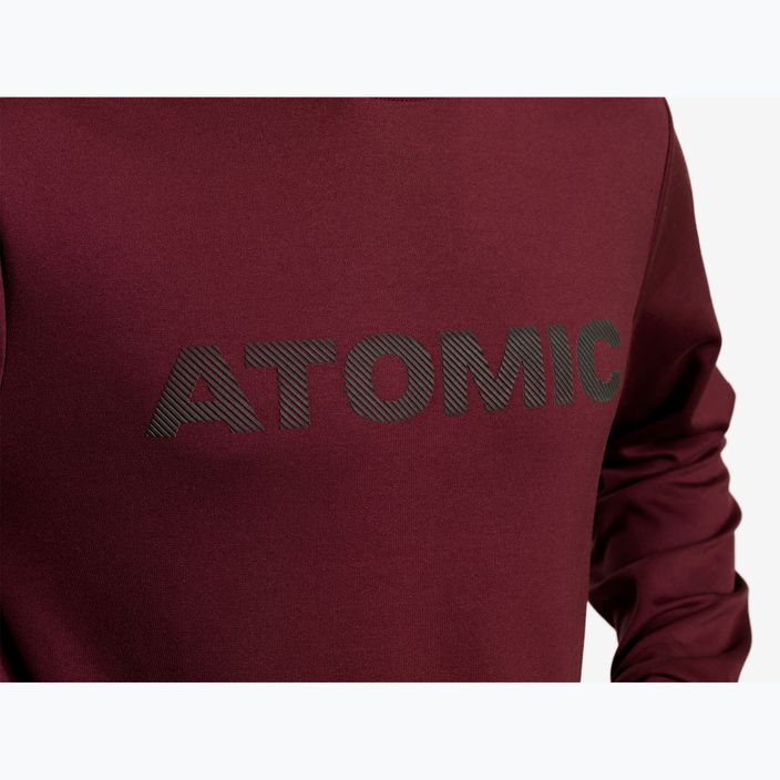 Мъжки пуловер Atomic Alps Пуловер в цвят бордо 2