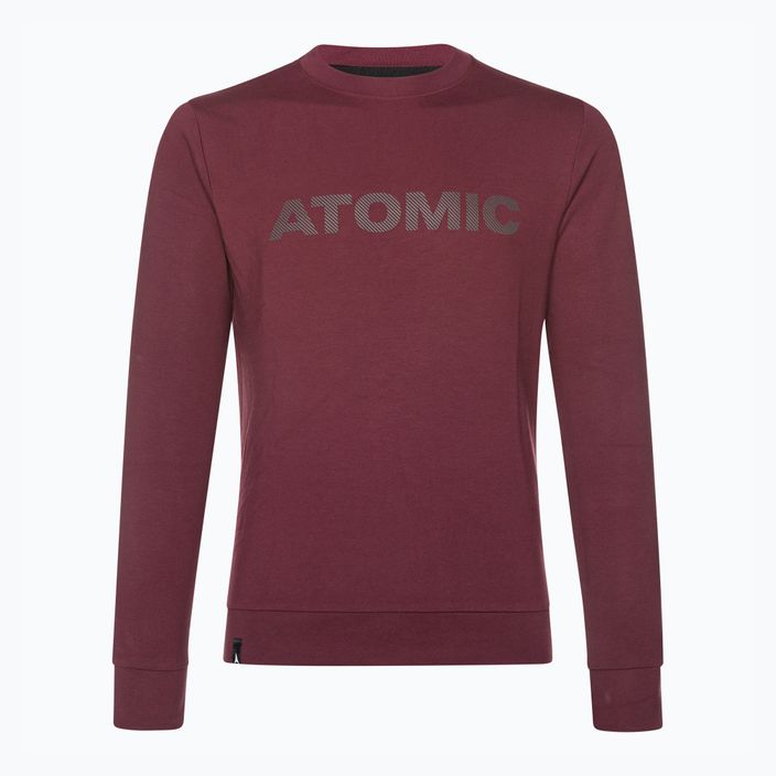 Мъжки пуловер Atomic Alps Пуловер в цвят бордо 3