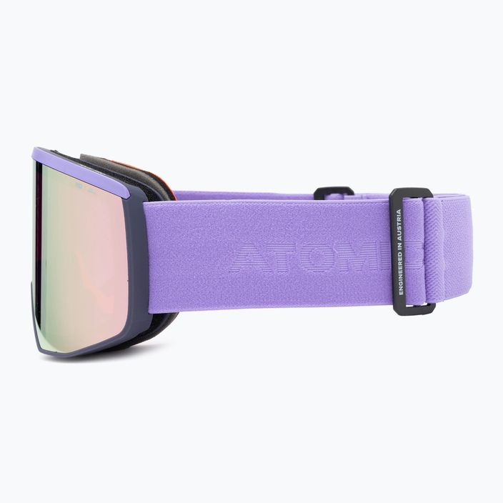 Ски очила Atomic Four Pro HD лилаво/розово-медни 5